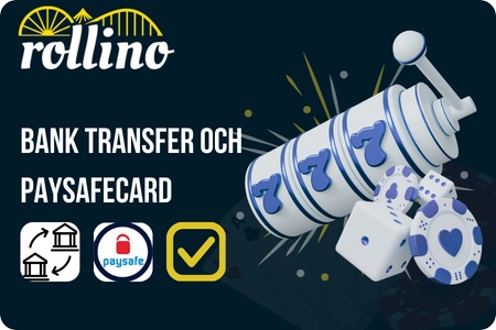 Paysafecard och banköverföring på Rollino Casino review - beprövade metoder för säkra transaktioner